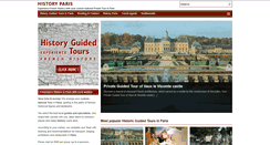 Desktop Screenshot of history-paris.com
